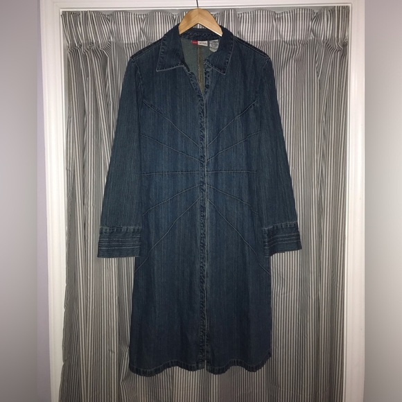 Faded Glory Jackets & Blazers - Vintage Faded Glory 1972 Special Edition Denim Dress/Coat